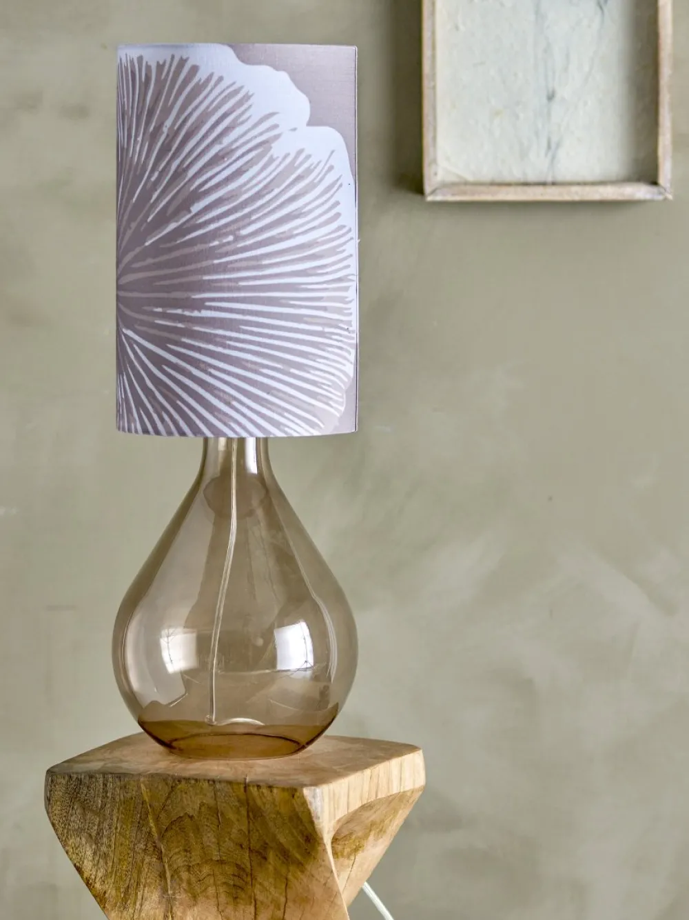 Clearance Bloomingville Leni 65cm bordslampa Lila