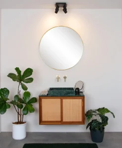 Online Lucide Lennert 22cm badrumslampa Svart
