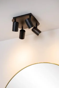 Online Lucide Lennert 22cm badrumslampa Svart