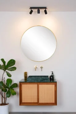 Lucide Lennert 40cm badrumslampa Svart