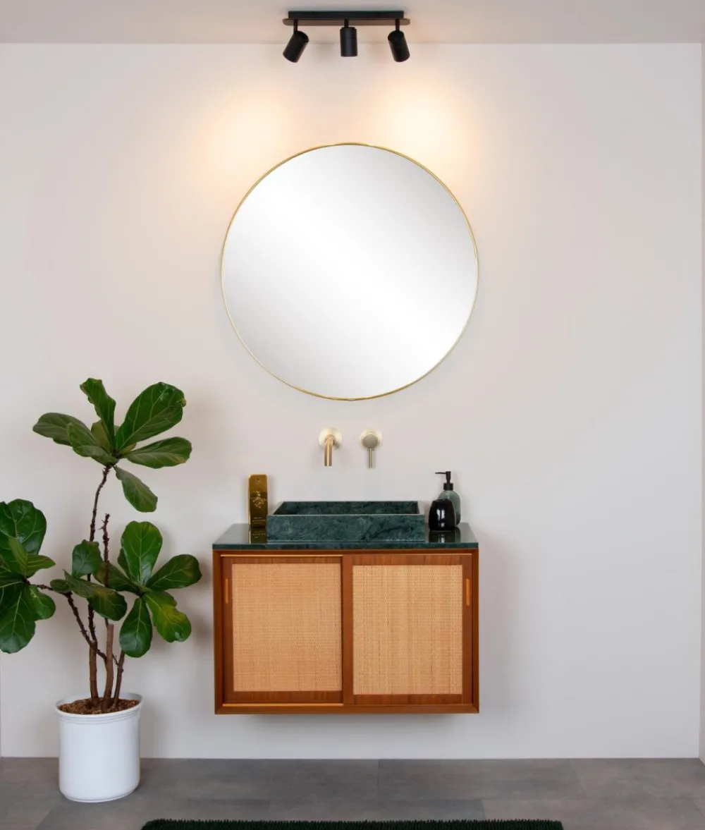 Lucide Lennert 40cm badrumslampa Svart