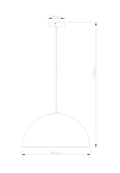 Sale Globo Lighting Lenn Ø40 taklampa Svart