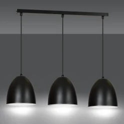 Emibig Lighting Lenox 70cm taklampa Svart