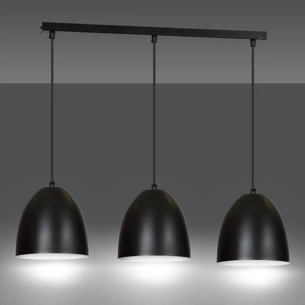 Emibig Lighting Lenox 70cm taklampa Svart