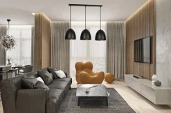 Discount Emibig Lighting Lenox 70cm taklampa Svart