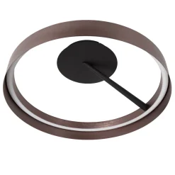 Hot Lucide Leonard Ø55 plafond Brun