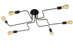 Hot Lucide Lester 100cm plafond Svart