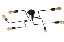 Hot Lucide Lester 100cm plafond Svart