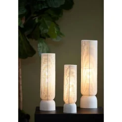 Discount Light & Living Lezuza 50cm bordslampa Krämvit