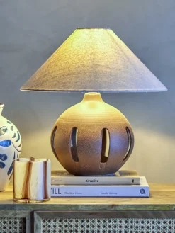 Outlet Bloomingville Liana 40cm bordslampa Brun