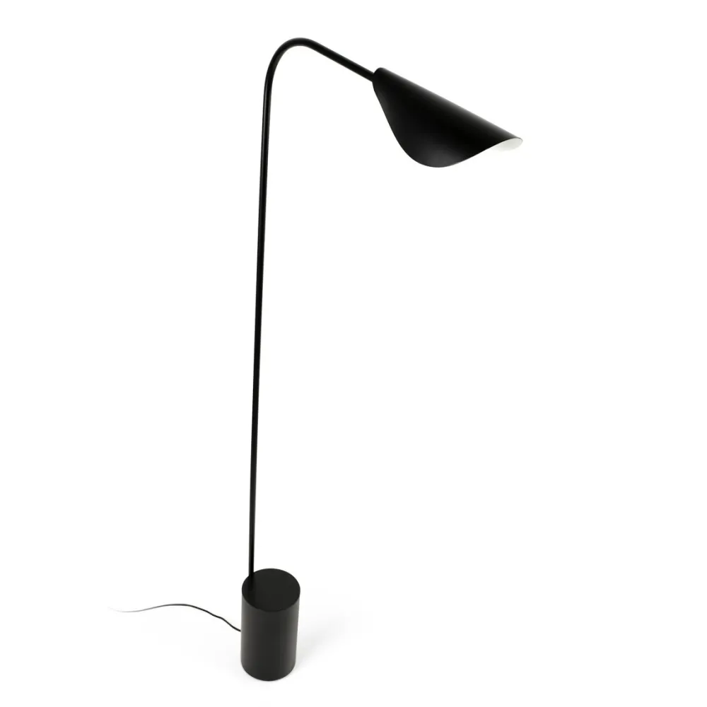 Outlet Faro Barcelona Liggera golvlampa Svart