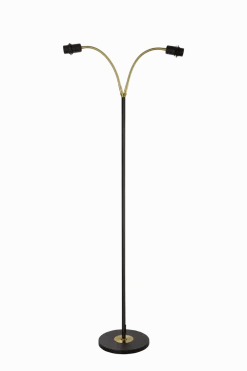 Discount Aneta Lighting Ljusdal 2 golvlampa Svart