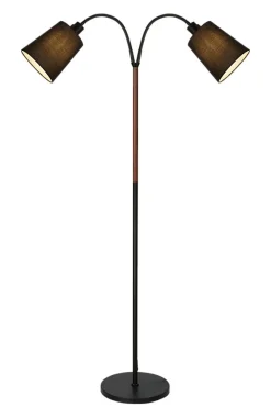 Online Aneta Lighting Ljusdal 2 golvlampa Svart