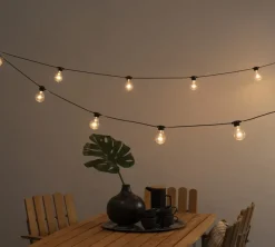 Best Konstsmide Ljusslinga amber LED 10m Svart