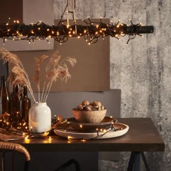 Discount Star Trading Ljusslinga Golden Warm White 24m Svart
