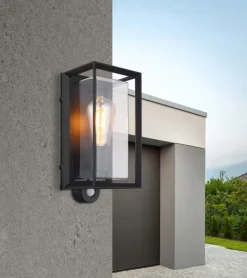 Online Globo Lighting Logana utelampa Svart