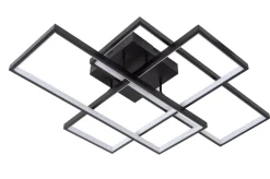 Outlet Lucide Lokero 65cm plafond Svart