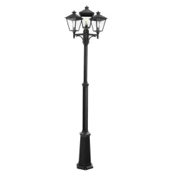 Discount Norlys London 275cm stolpe Svart