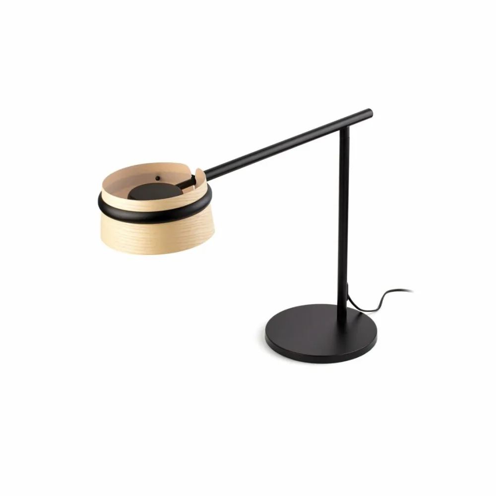 Discount Faro Barcelona Loop 65cm skrivbordslampa Trä