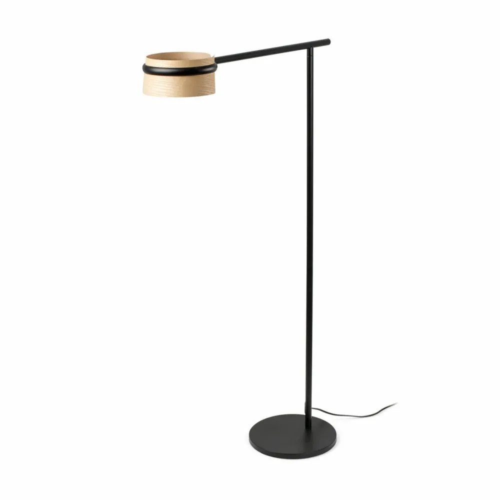 Sale Faro Barcelona Loop golvlampa Trä