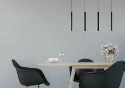 Online Lucide Lorenz 120cm taklampa Svart
