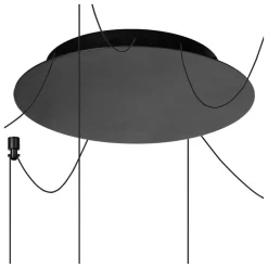 Outlet Lucide Lorenz Ø120 taklampa Svart