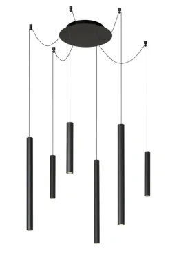 Outlet Lucide Lorenz Ø120 taklampa Svart
