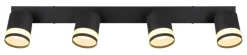 Clearance Globo Lighting Lucero 4 spotlight Svart
