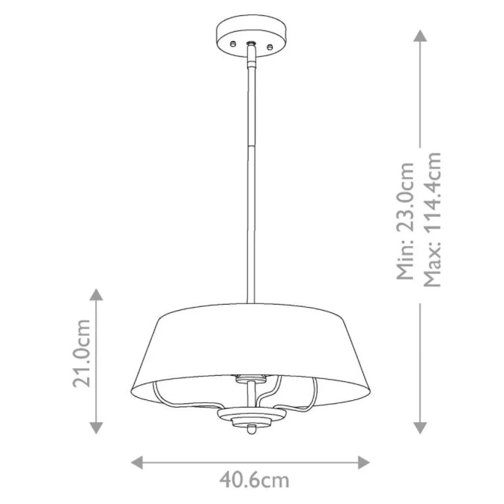 Sale Elstead Lighting Luella Ø40 taklampa