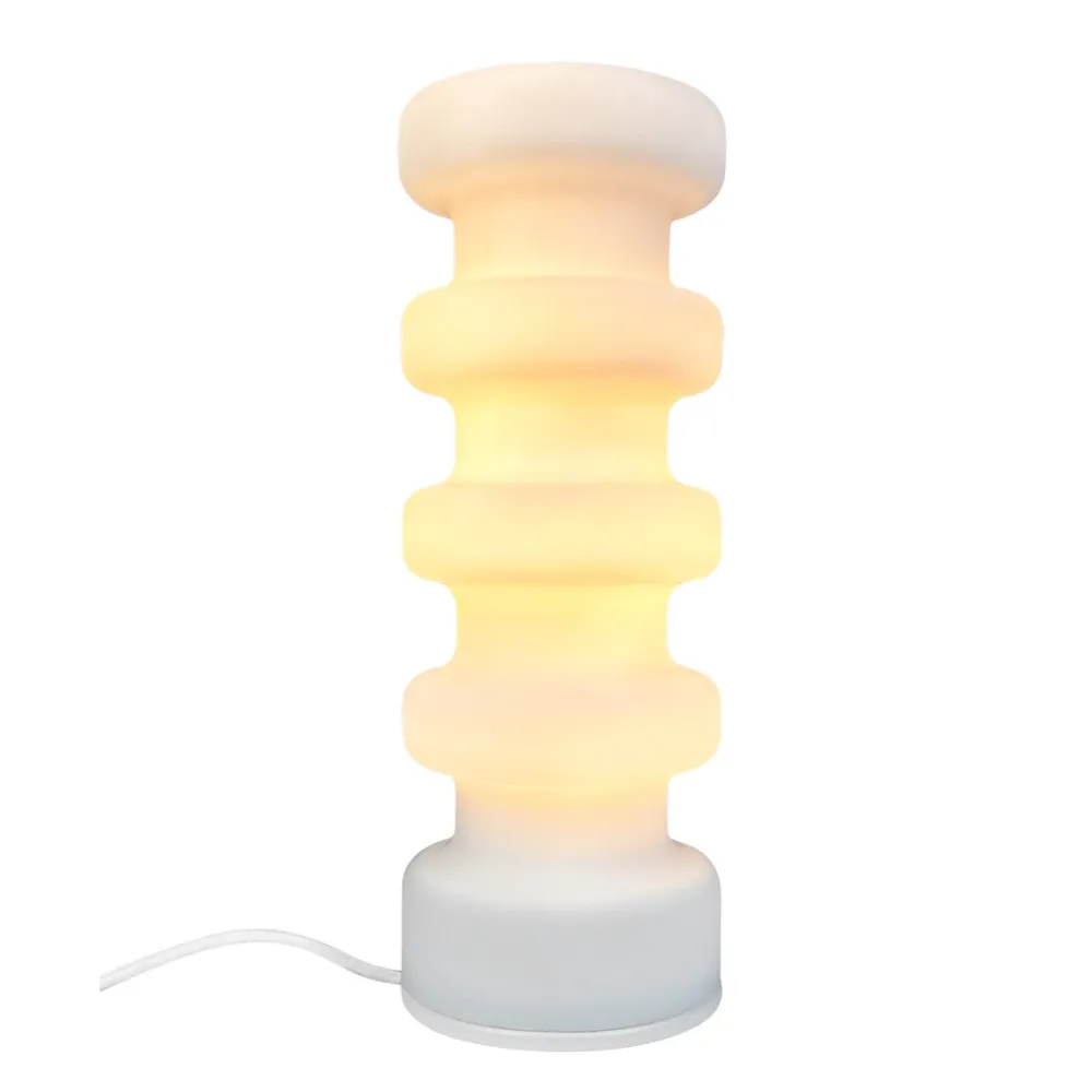 New Dyberg Larsen Luna 33cm bordslampa Vit