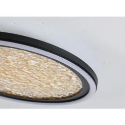 Clearance Searchlight Luna Ø30 plafond Svart/guld
