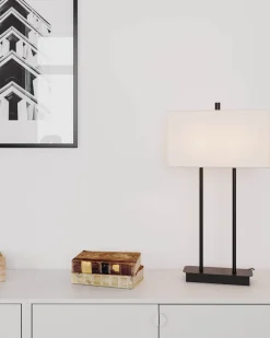 Hot By Rydéns Luton 56cm bordslampa Svart