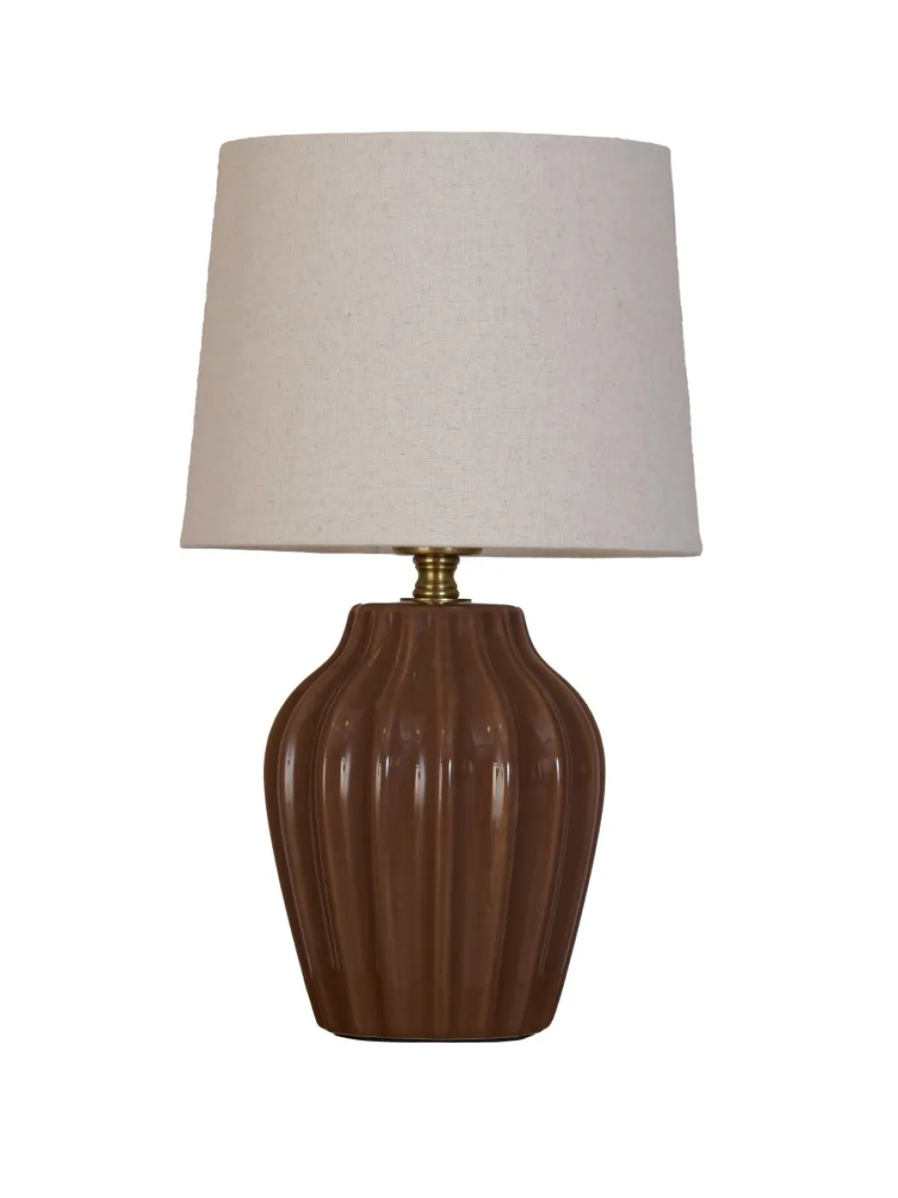 New PR Home Lyon 32cm bordslampa Brun
