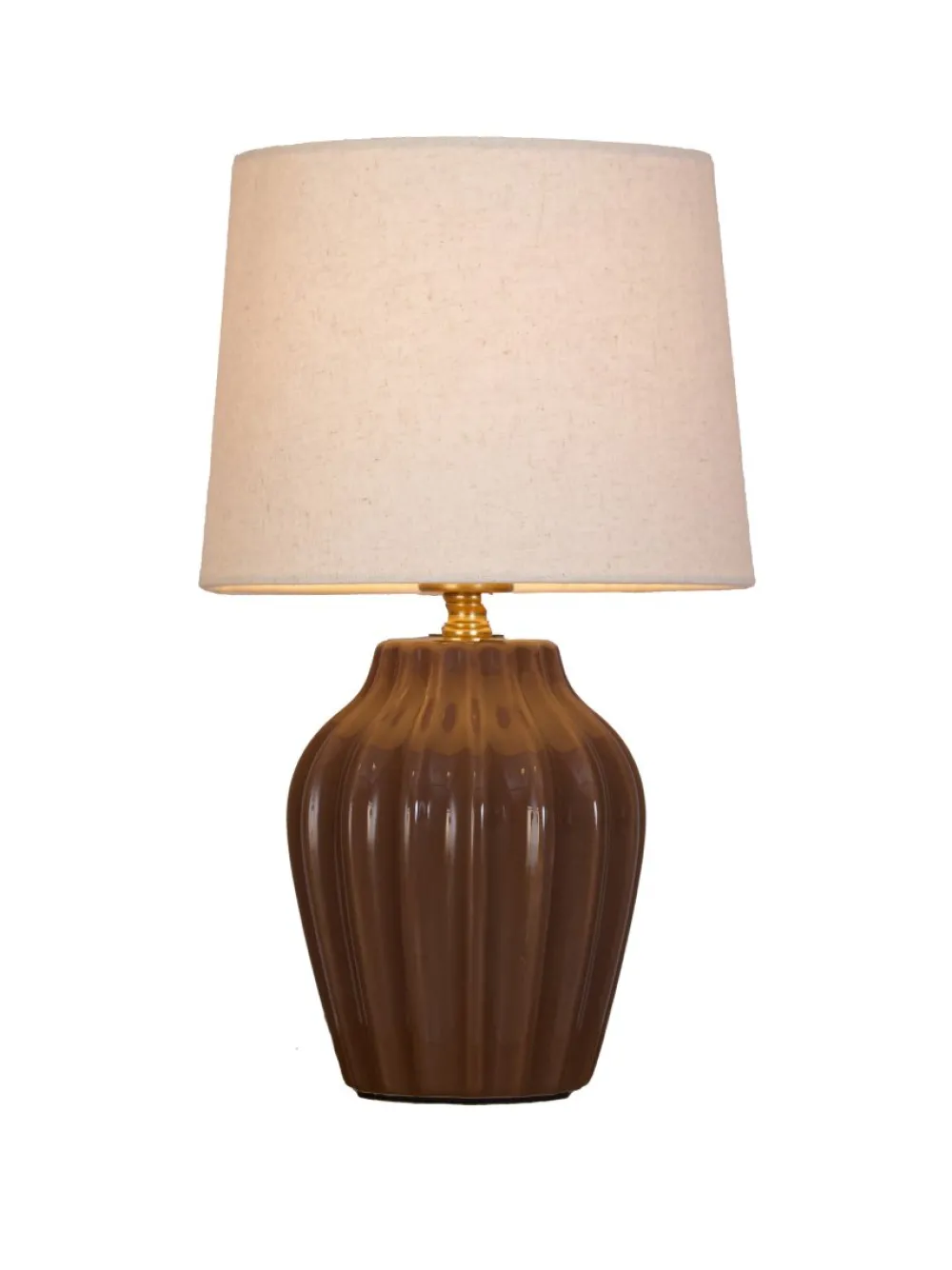 New PR Home Lyon 32cm bordslampa Brun