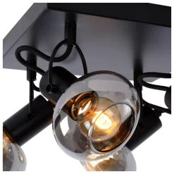 Outlet Lucide Madee 4 spotlight Svart