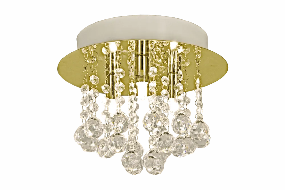 Clearance Aneta Lighting Madelene Ø25 kristall Mässing