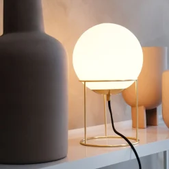 Dyberg Larsen Madrid 34cm bordslampa Mässing