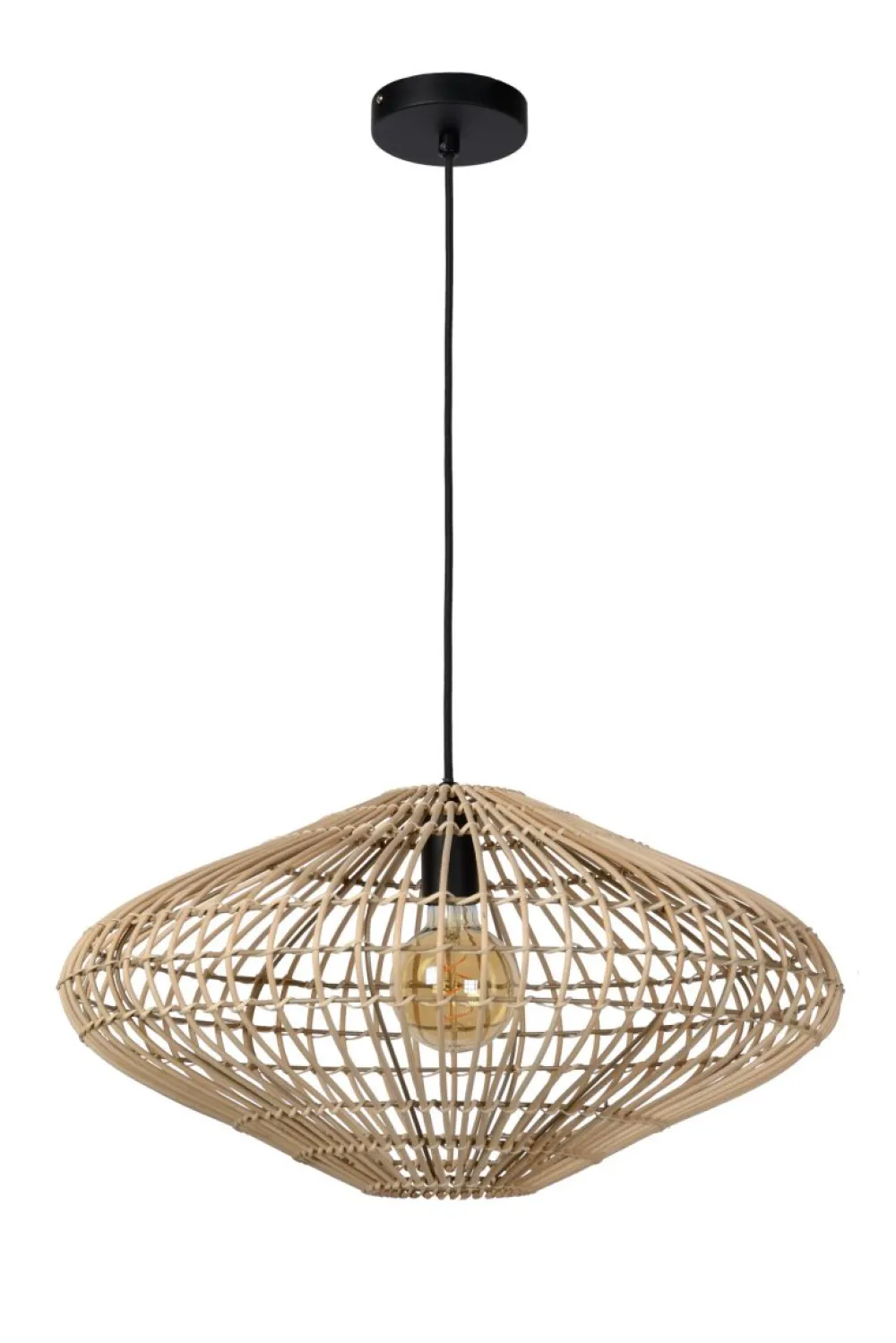 Outlet Lucide Magali Ø56 taklampa Natur