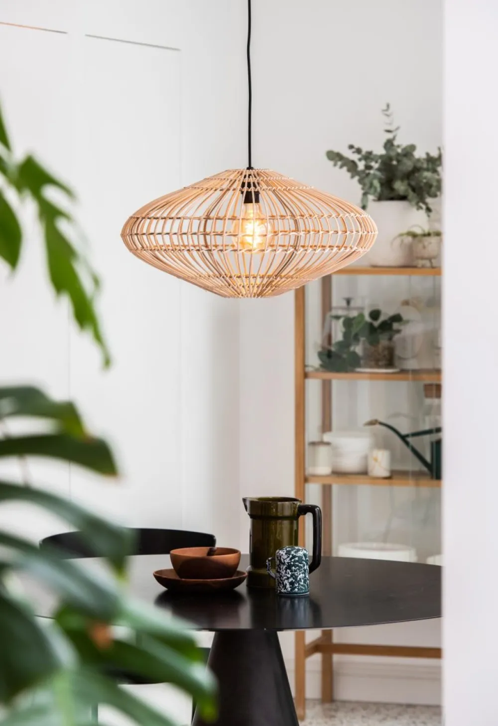 Outlet Lucide Magali Ø56 taklampa Natur