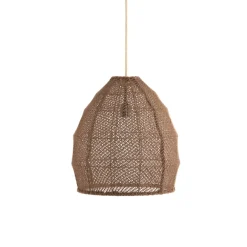 New Light & Living Makassar Ø42 taklampa Brun