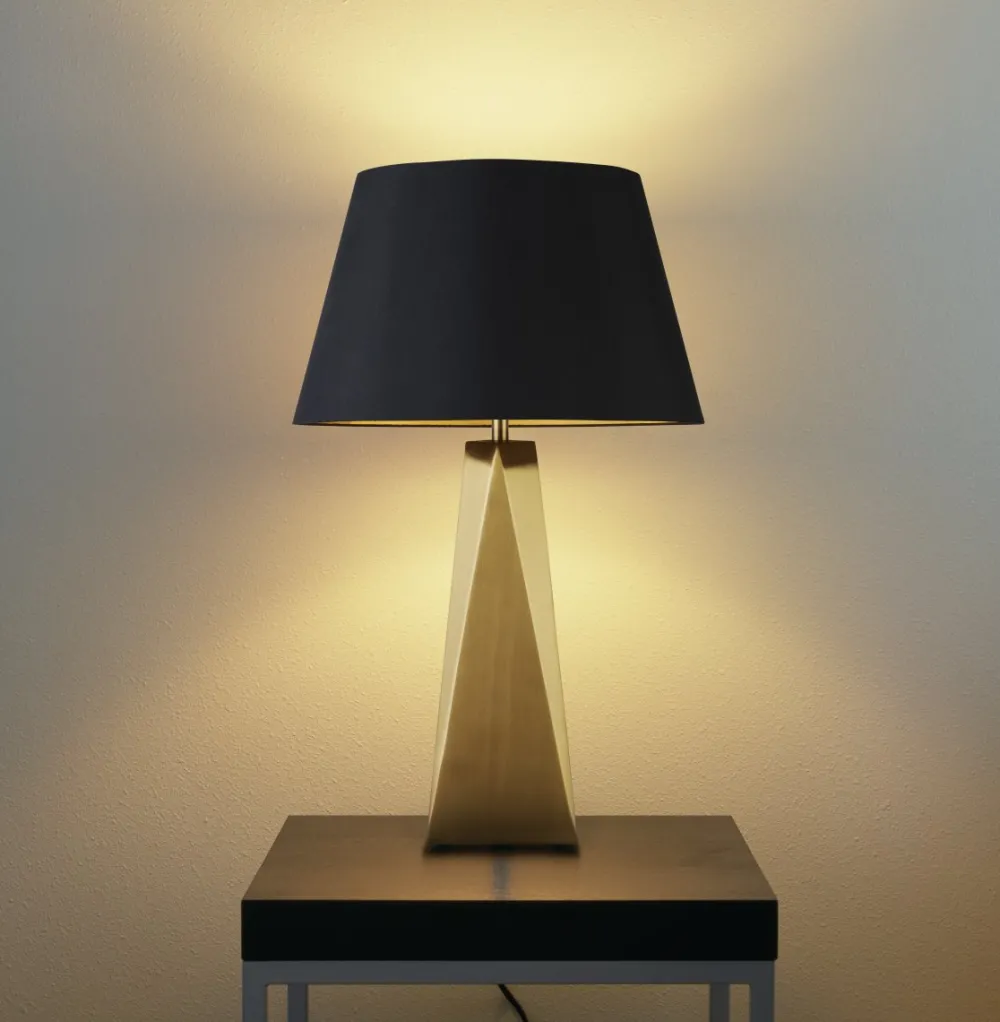 Clearance Searchlight Maldon 58cm bordslampa Guld