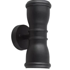 Outlet Elstead Lighting Malvern 23cm utelampa Svart