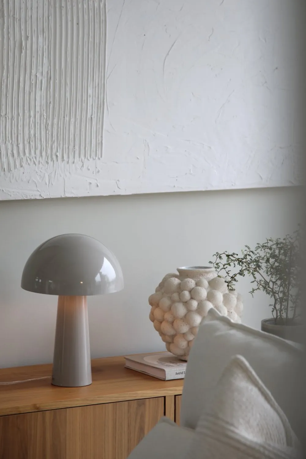 Best Markslöjd Mantar 36cm bordslampa Greige