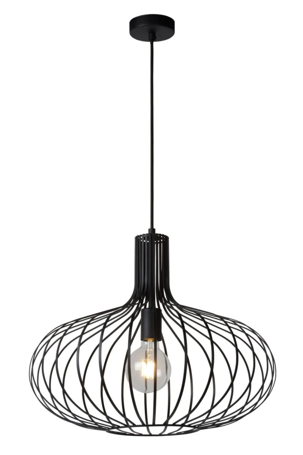 Discount Lucide Manuela Ø50 taklampa Svart