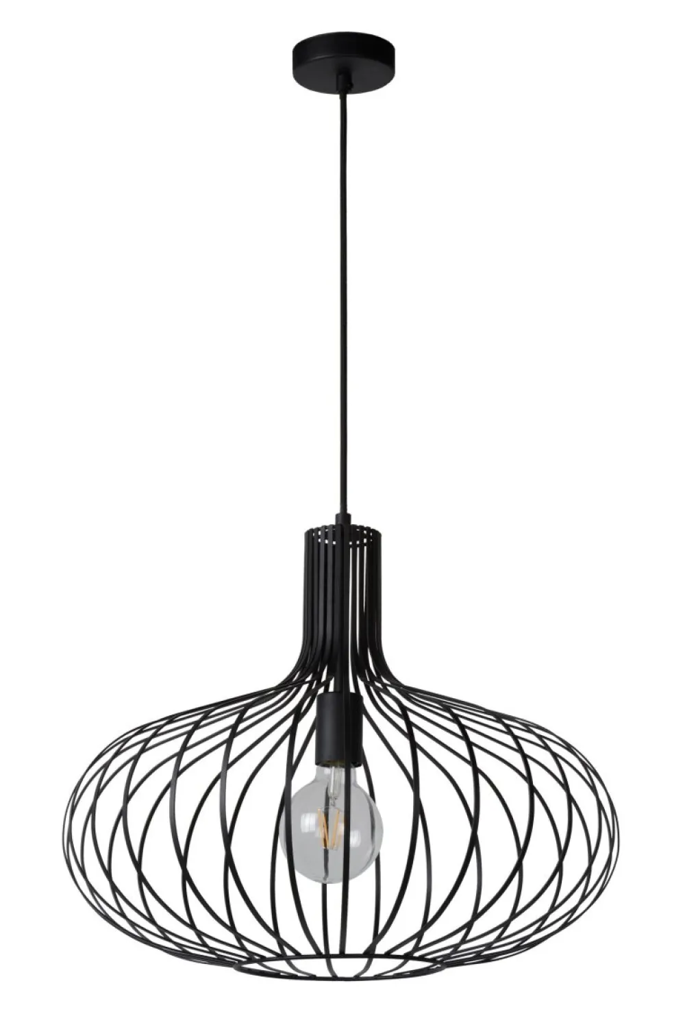 Discount Lucide Manuela Ø50 taklampa Svart