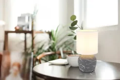 Globo Lighting Marble 30cm bordslampa Grå
