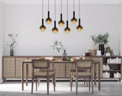 Sale Lucide Marius 130cm taklampa Svart