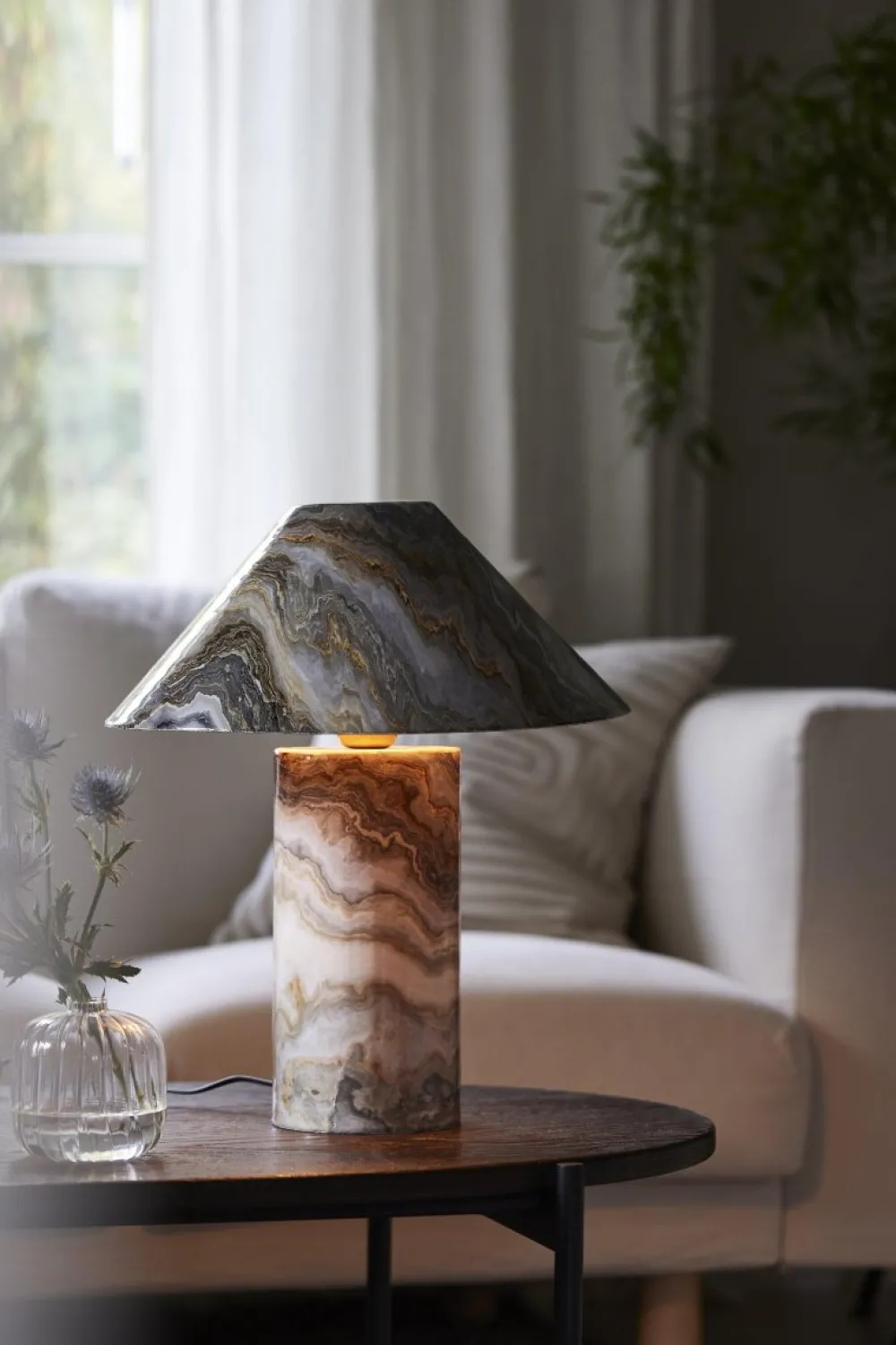 Sale PR Home Marnie 43cm bordslampa Grå
