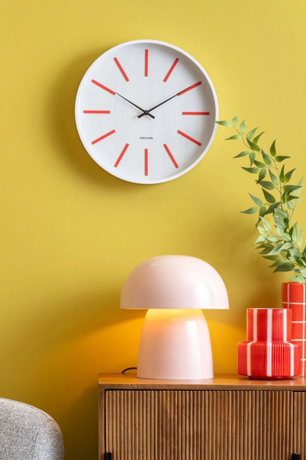 Discount Leitmotiv Masivo Seta 34cm bordslampa