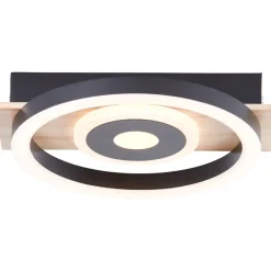 Outlet Brilliant Maureen 22cm plafond Svart